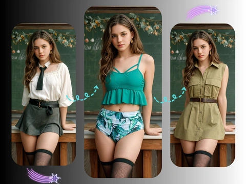 Dress Changer AI for Fashion Design & Styling Concepts